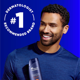 Back label ingredient list of Head & Shoulders clinical showing usage details