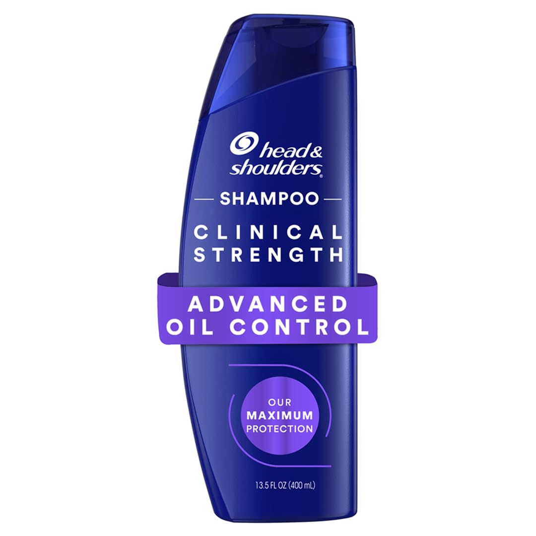 Head & Shoulders front packaging clinical strength showing twin bottles and claims