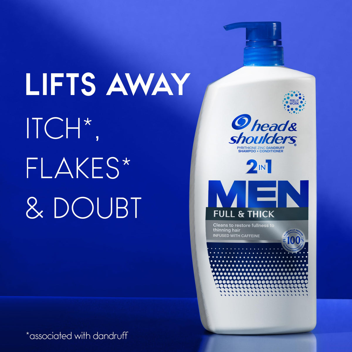 Head & Shoulders twin pack stacked to illustrate value and household supply benefit