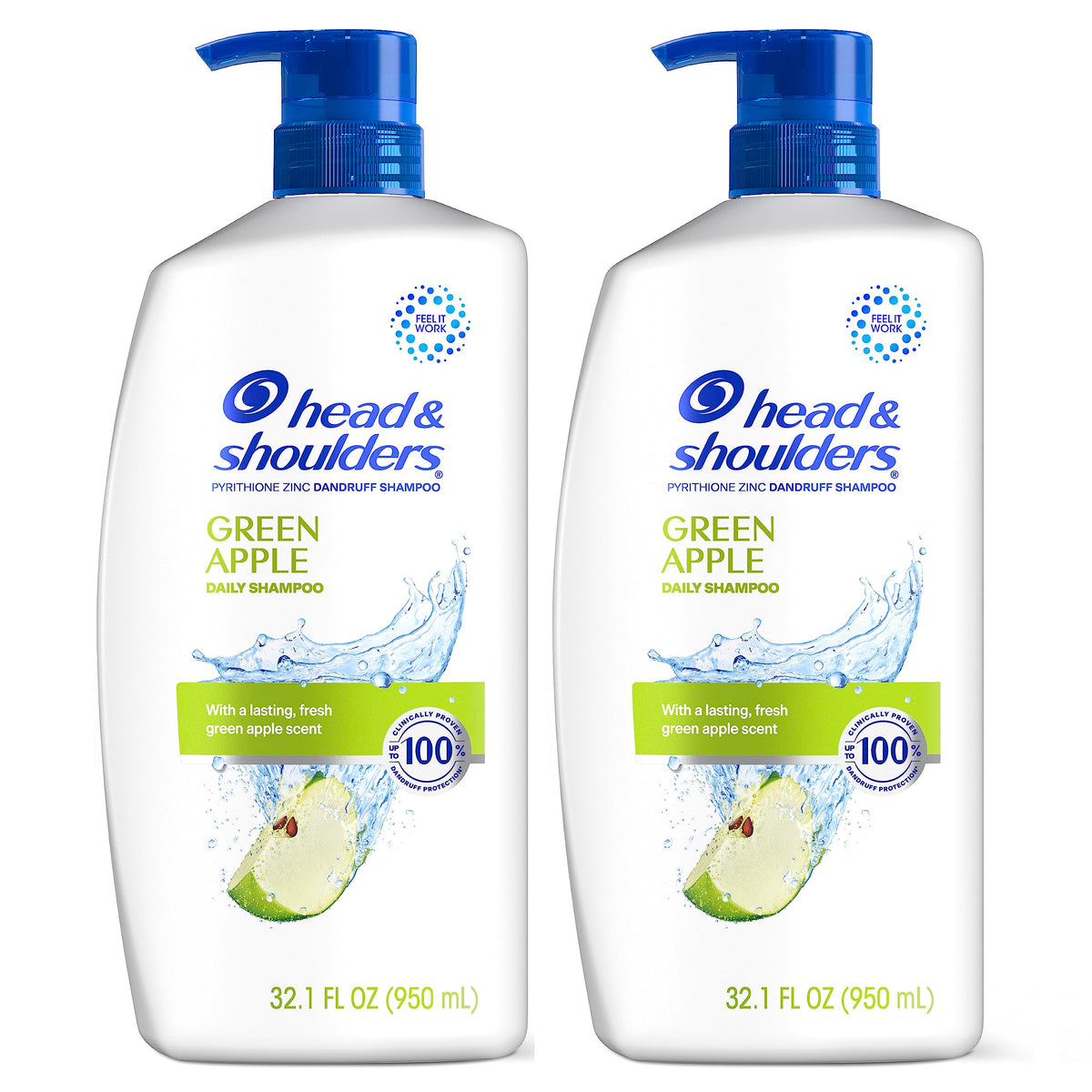 Head & Shoulders before and after scalp image showing reduced flakes