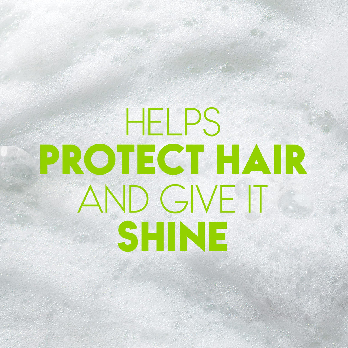 Head & Shoulders close-up of cap and smooth shampoo texture for moisture