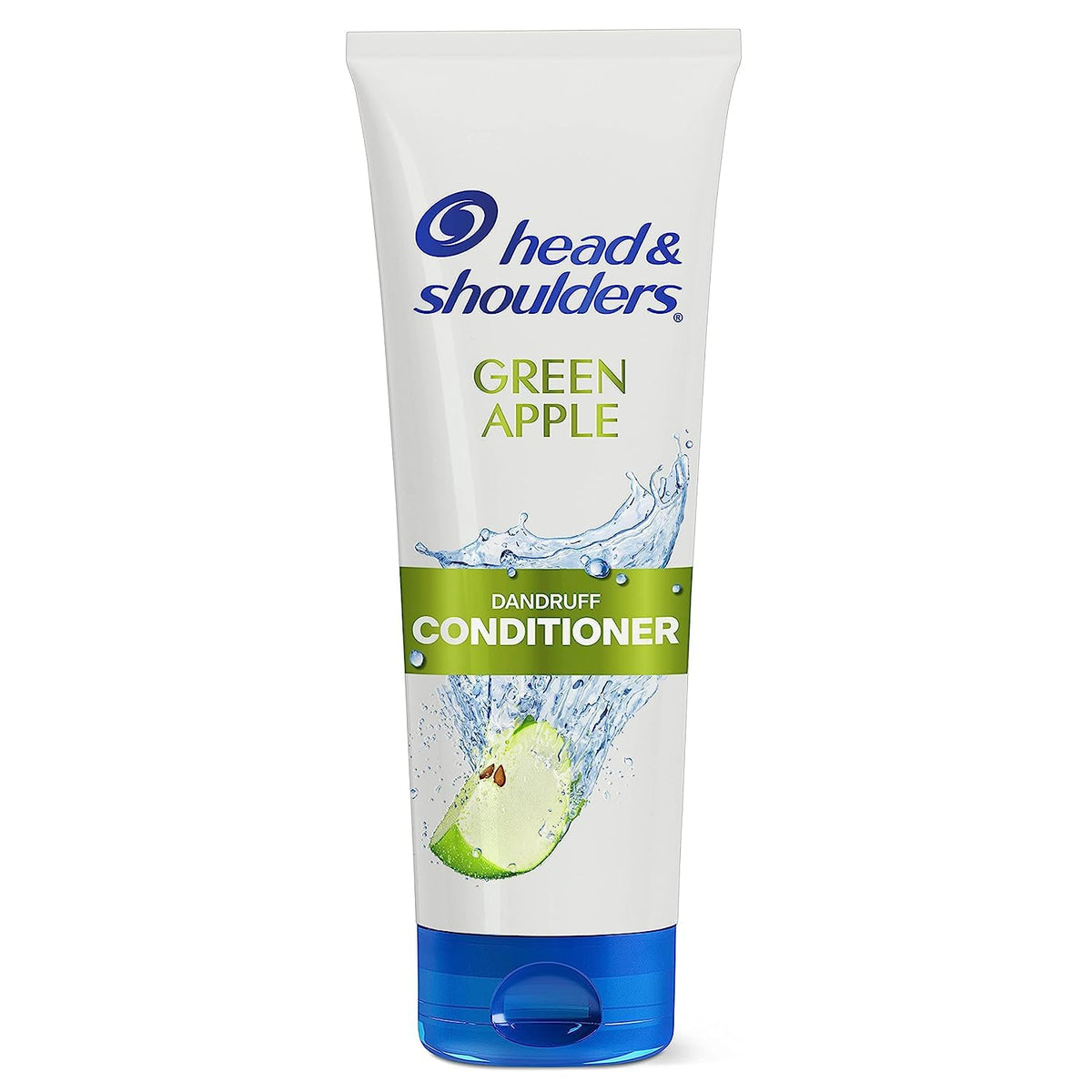 Head & Shoulders front bottle view showing green apple scent and benefit