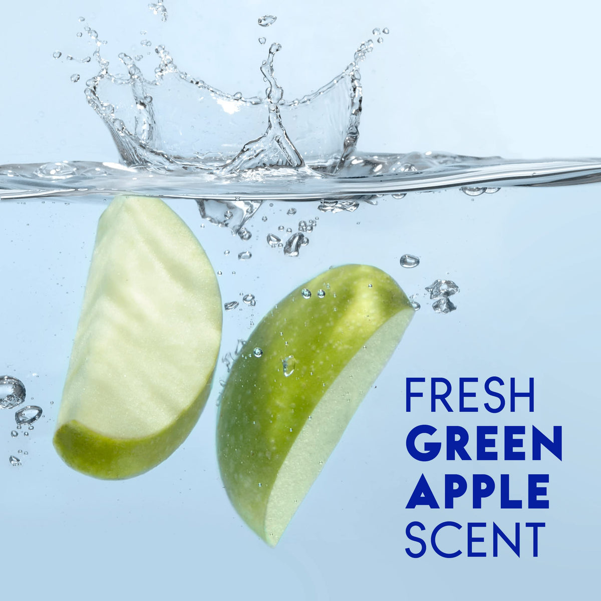 Head & Shoulders green apple visual emphasizing fresh fragrance benefit