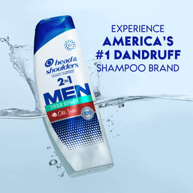Head & Shoulders back of bottle displaying ingredients and usage guidance
