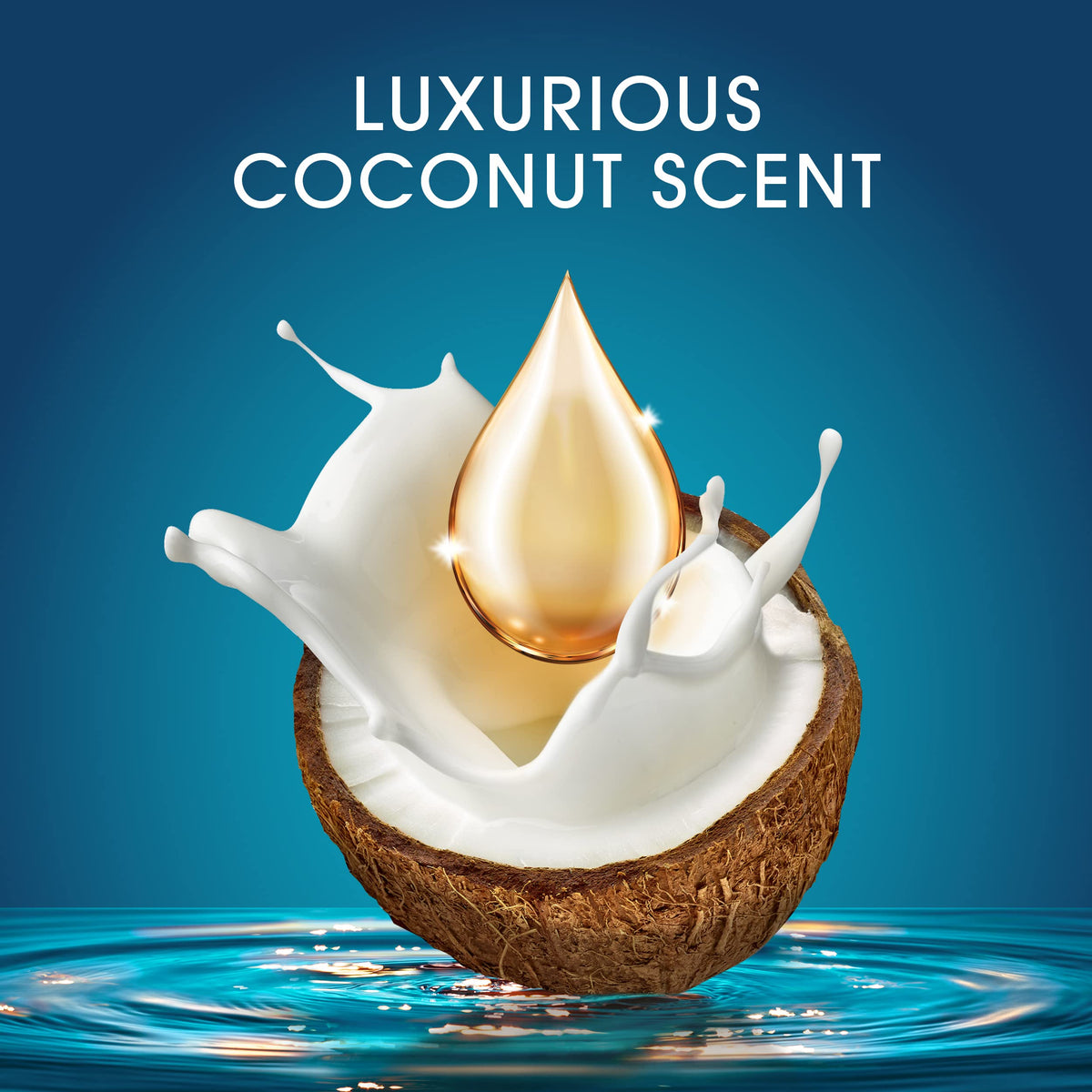Head & Shoulders coconut oil and apple cider vinegar ingredient visual boosting moisture