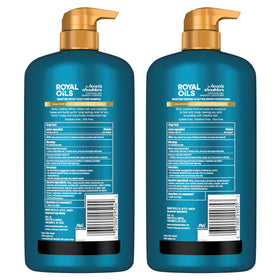 Head & Shoulders label close-up showing 1% pyrithione zinc and paraben-free claim