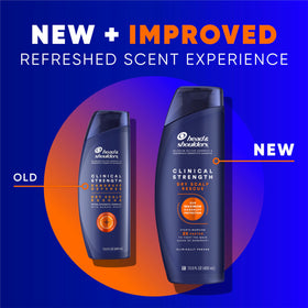 Head & Shoulders shampoo pump close-up showing easy dispensing and targeted application