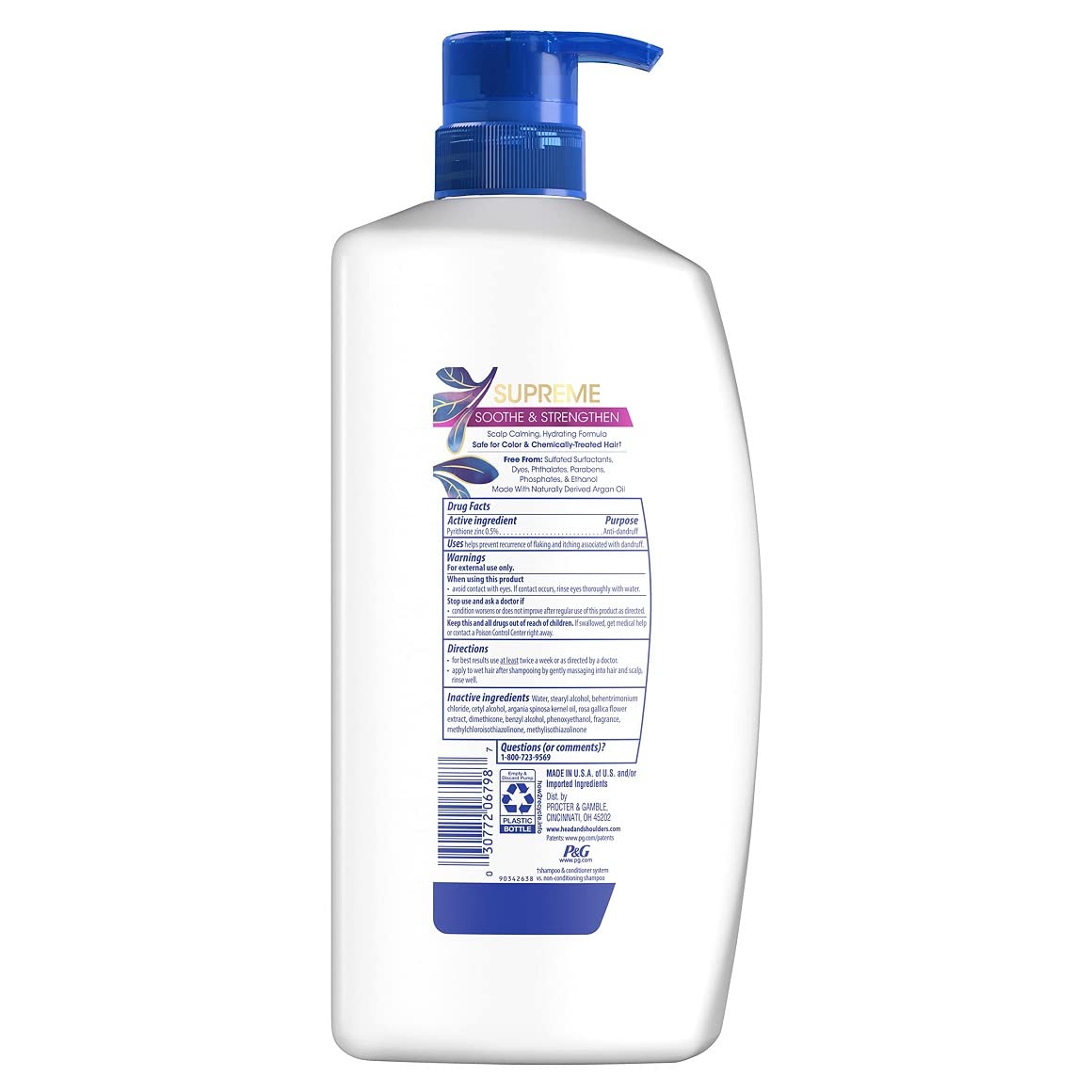 Head & Shoulders size comparison bottle displayed to show generous 28.2 fl oz value