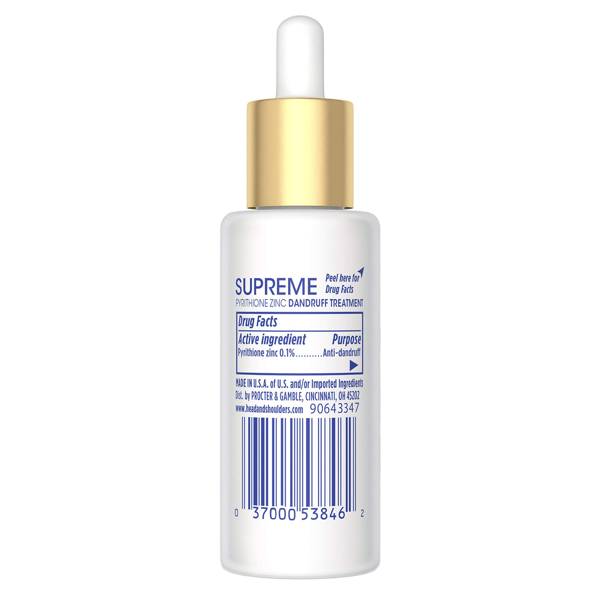 Head & Shoulders dropper dispensing serum demonstrating precise application benefit