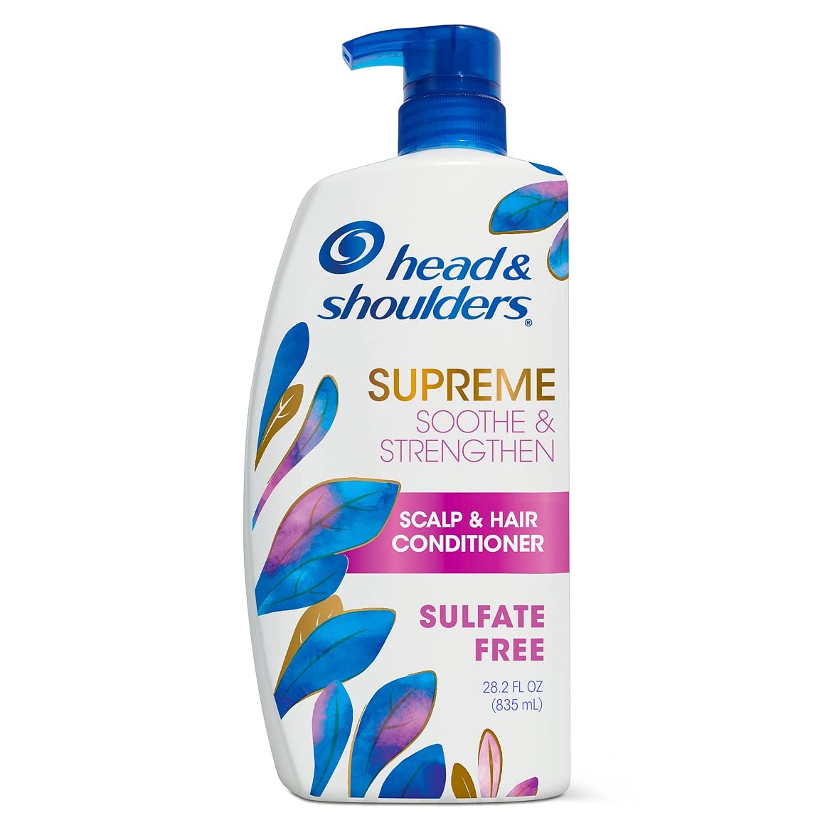 Head & Shoulders front packaging showing label and 28.2 fl oz size benefits