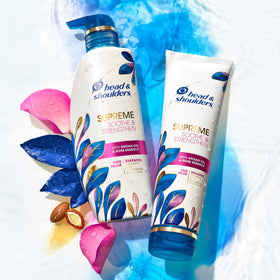 Head & Shoulders shampoo in shower producing creamy lather for gentle cleansing