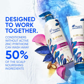 Head & Shoulders bottle pump and cap close-up for easy dispensing