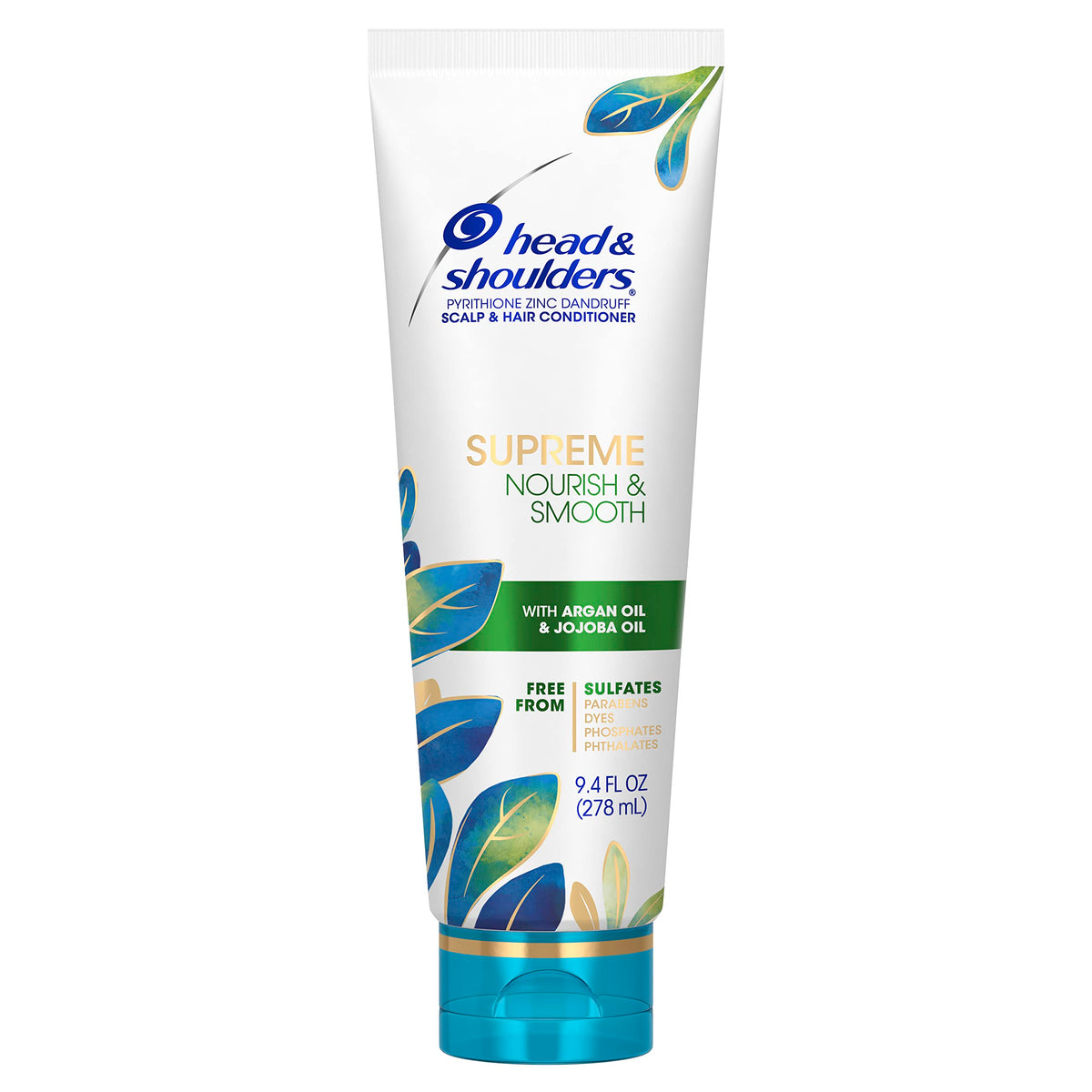 Head & Shoulders pump dispensing conditioner, demonstrating easy application