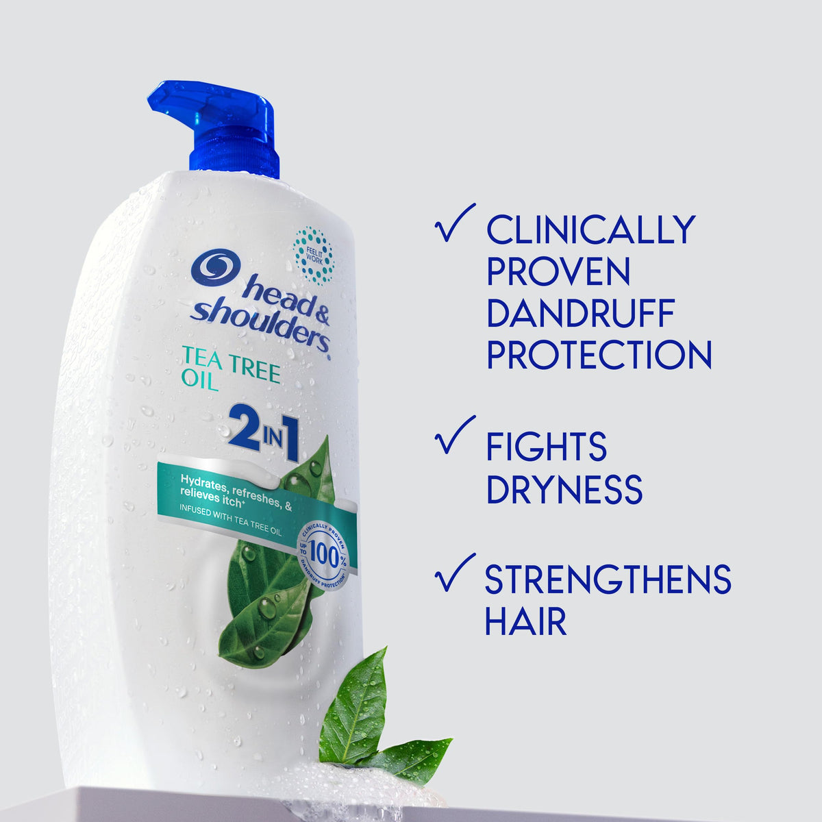 Head & Shoulders styled hair after wash demonstrating smooth, manageable results