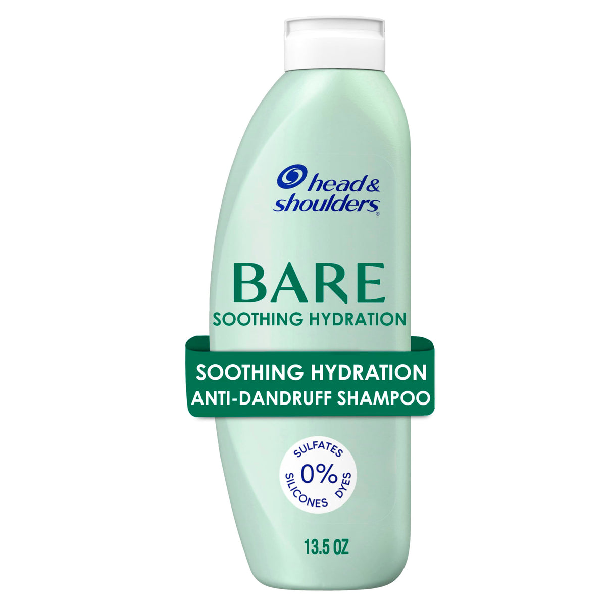 Head & Shoulders BARE front packaging showing minimal-ingredient claims and size