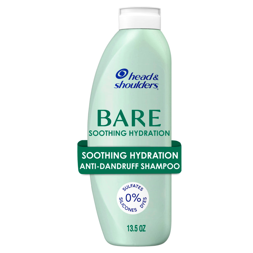 Head & Shoulders BARE front packaging showing minimal-ingredient claims and size