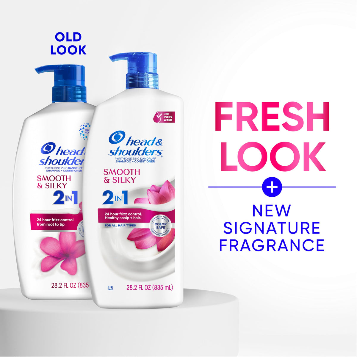 Head & Shoulders back label with ingredients list and usage directions