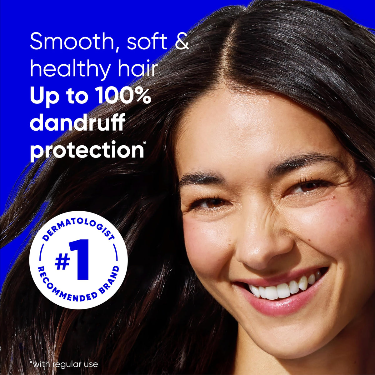 Head & Shoulders droplet on hand illustrating controlled dispensing and smoothness