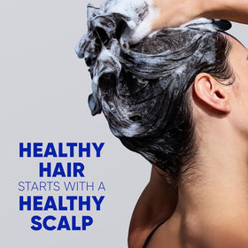 Head & Shoulders rich lather foam demonstrating deep clean and oil removal