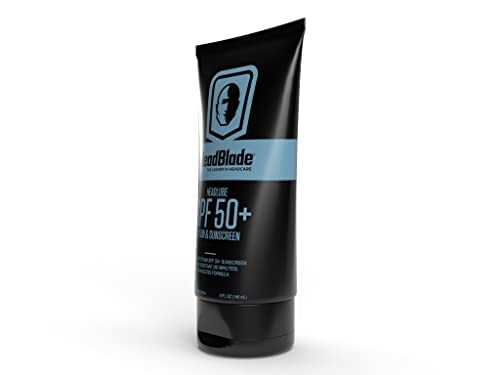 HeadBlade HeadLube lotion texture close-up showing lightweight, fast-absorbing feel