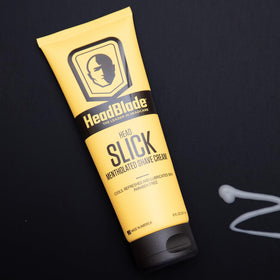 HeadBlade HeadSlick menthol cooling visual conveying soothing comfort