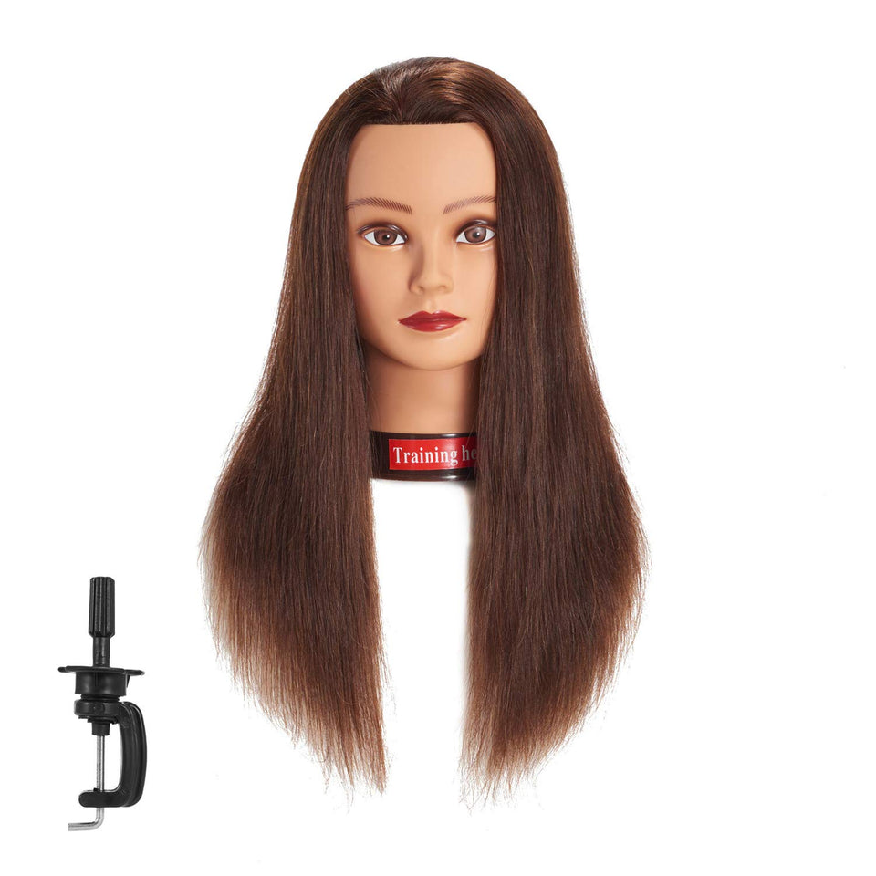 Headwinn traininghead front view showing natural hairline and styling realism