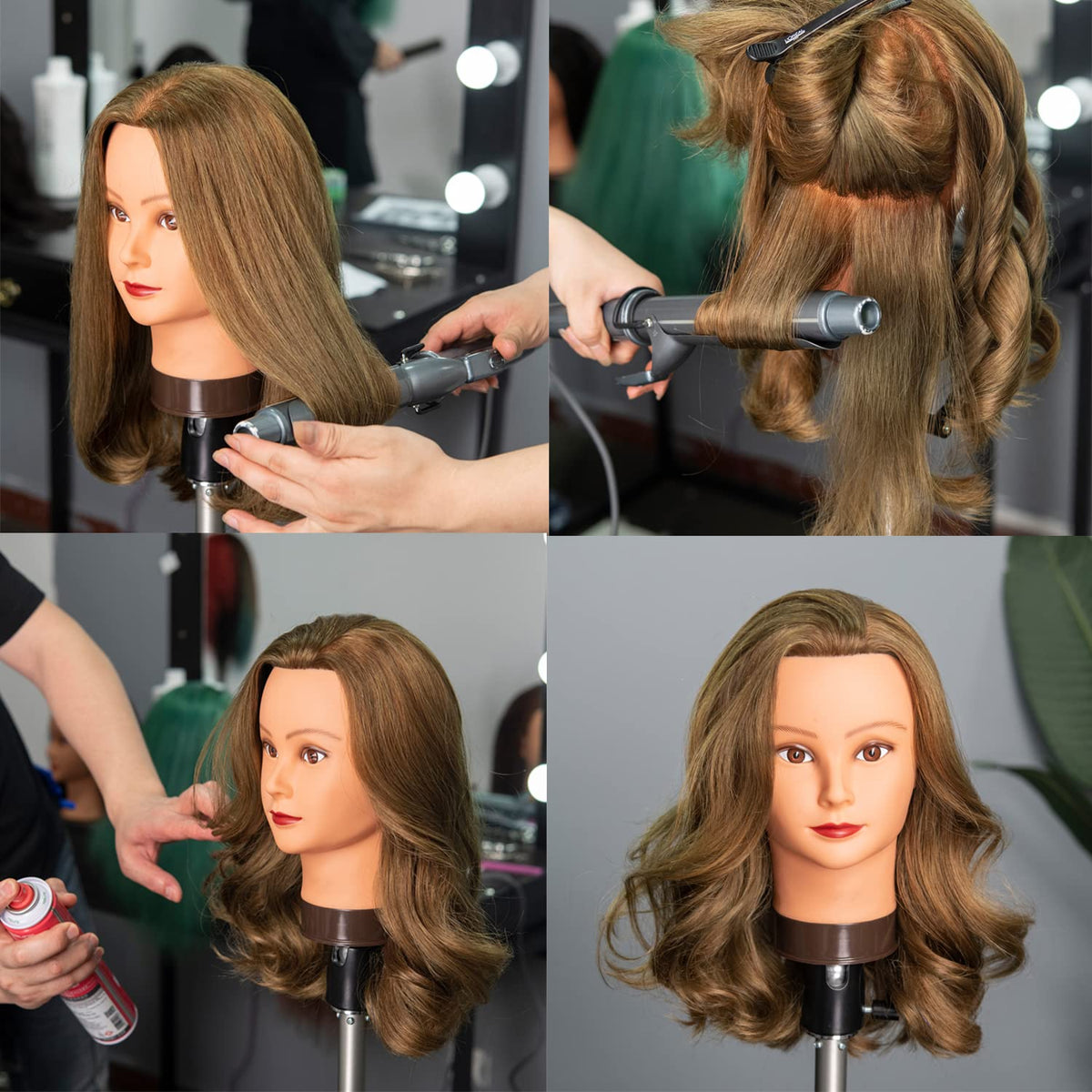Headwinn close-up of hair texture displaying smooth strands and manageable feel