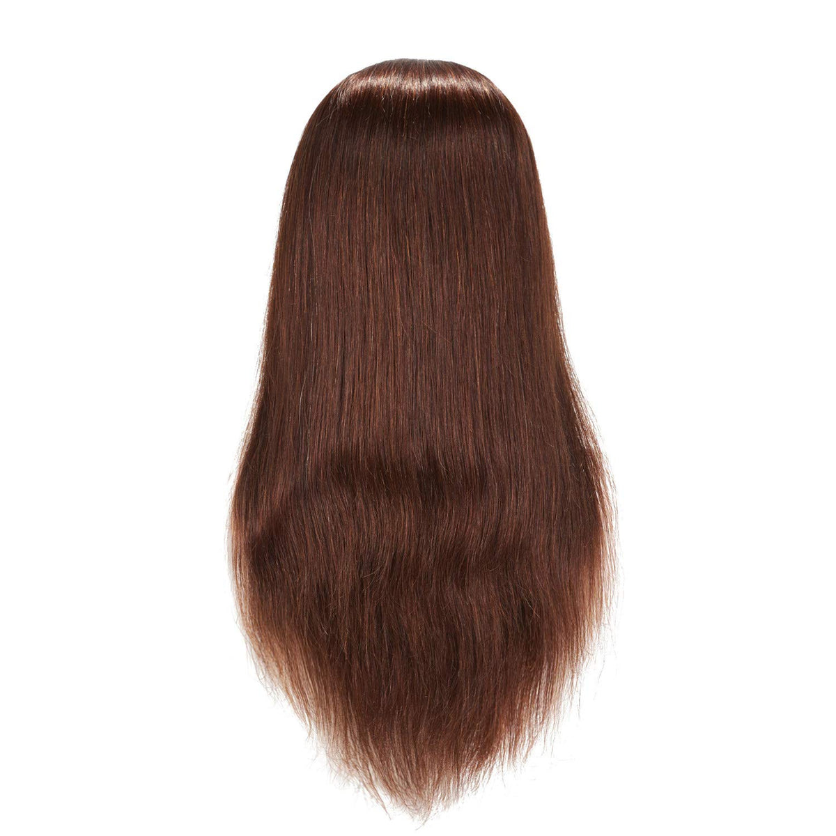Headwinn mannequin in-use with curling iron demonstrating heat styling practice