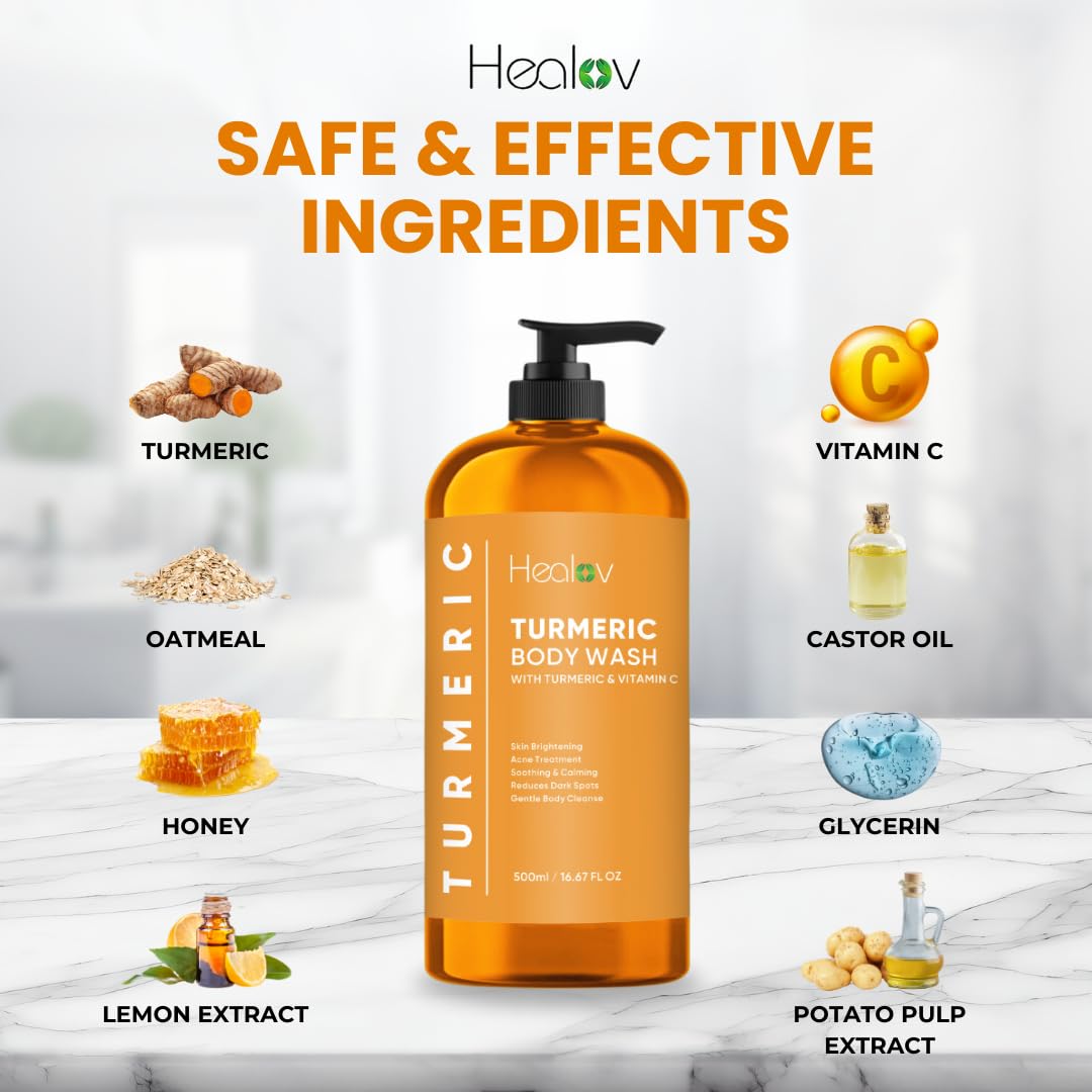 Healov bottle staged in bathroom setting showing daily routine benefit