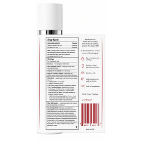 Healthy Skin Lab in a makeup bag with tools, suggests versatile use under makeup or solo
