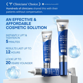 HealthyDerm fingertip applying serum under eye for precise, efficient use