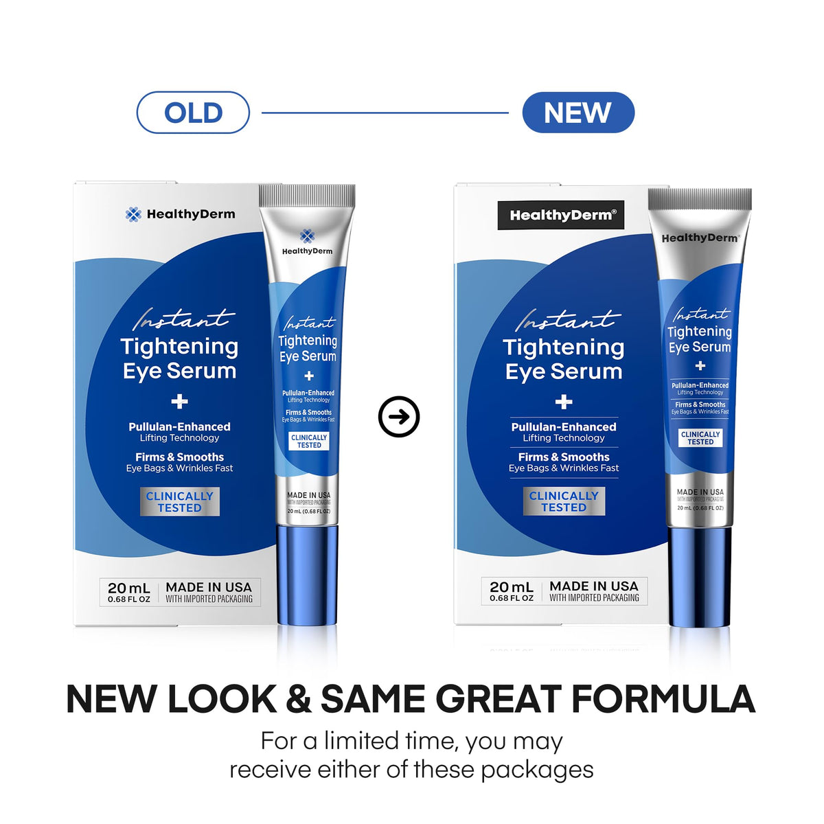 HealthyDerm close-up gel texture demonstrating smooth thin application