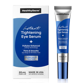 HealthyDerm front tube showing product packaging and brand clarity