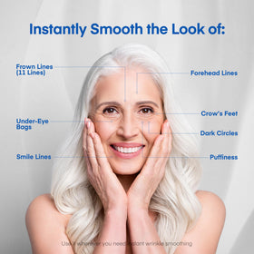 HealthyDerm ingredients label highlighting Pullulan and Sodium Silicate benefits