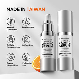 HealthyDerm serum paired with Tallow Honey Balm to lock in moisture