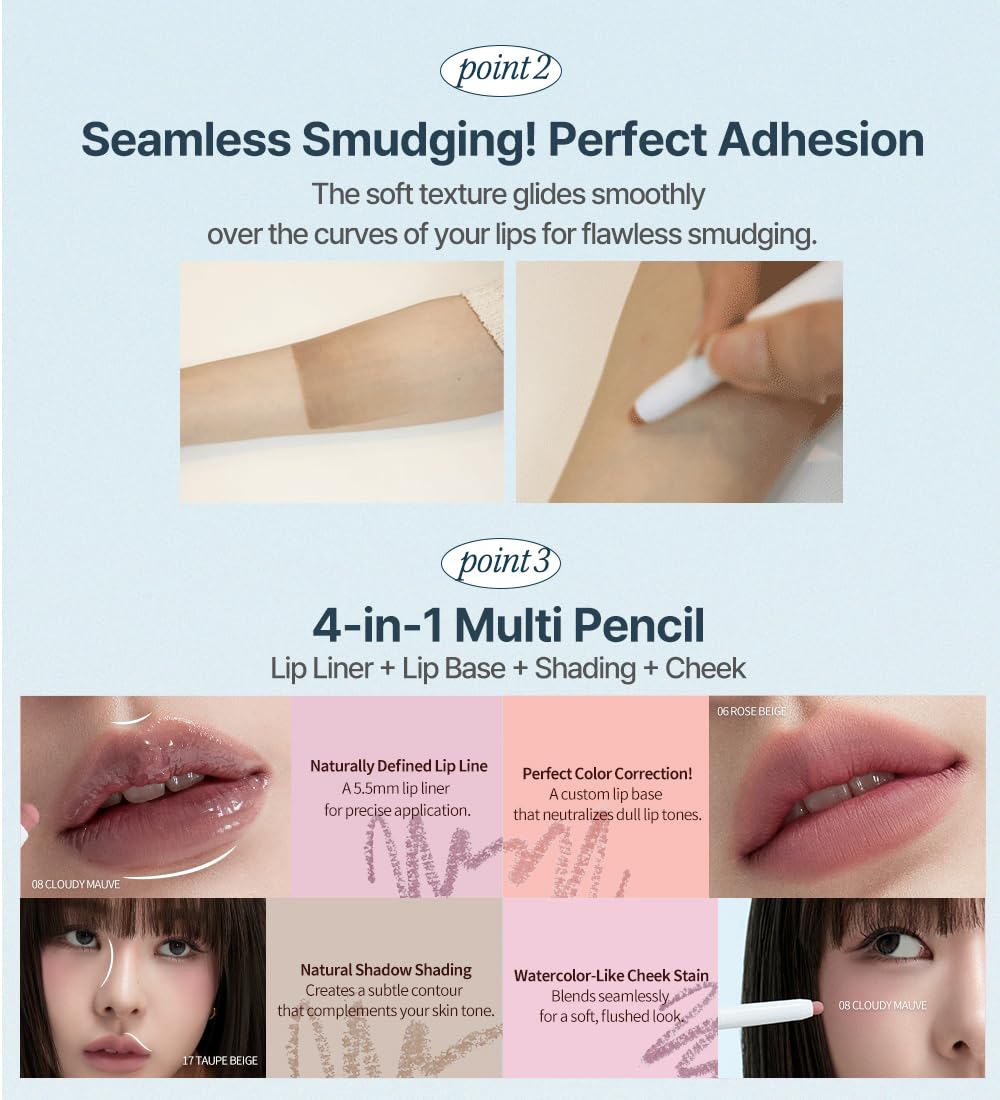 Heart Percent application on lips showing natural fuller result