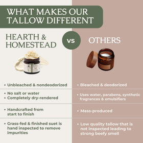 Hearth and Homestead applying balm to knuckles for immediate moisturization benefit