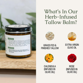 Hearth and Homestead packaging with farm background conveying small-batch sourcing trust