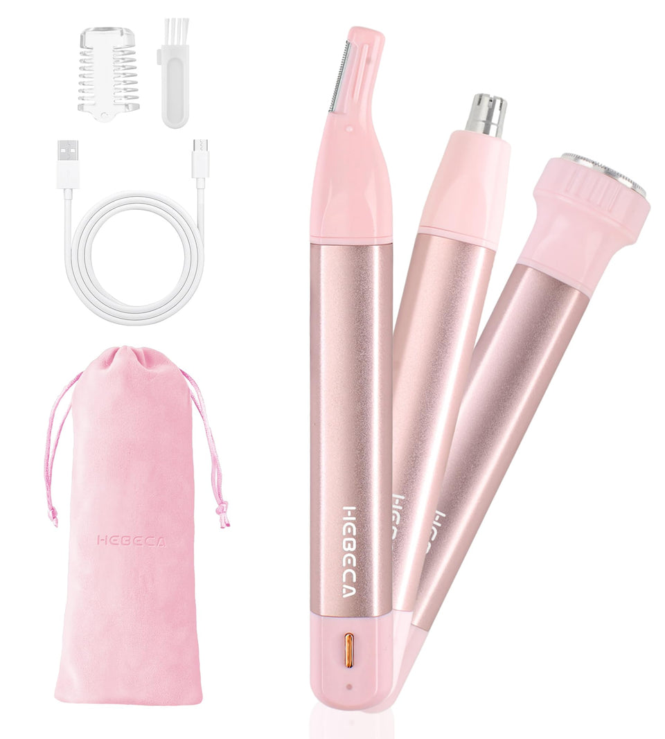 HEBECA front view with pouch showing portable grooming convenience