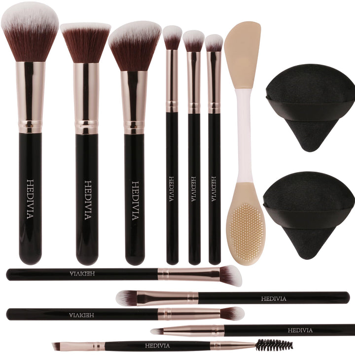 HEDIVIA front packaging showing full 14-piece set and case for organized storage