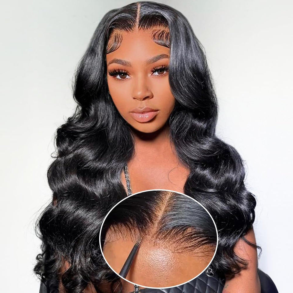 Hedy front lace wig showing natural hairline and instant wear benefit