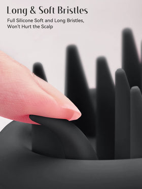 HEETA close-up of flexible silicone bristles demonstrating gentle exfoliation benefit