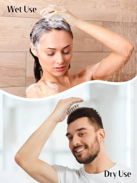HEETA used in shower with lather demonstrating deeper cleansing benefit