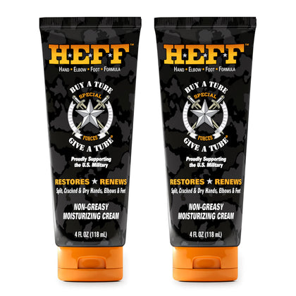Heff front packaging showing two 4 oz tubes and product benefit