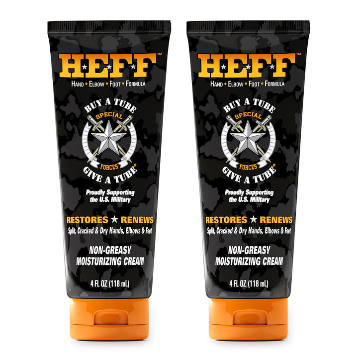Heff front packaging showing two 4 oz tubes and product benefit