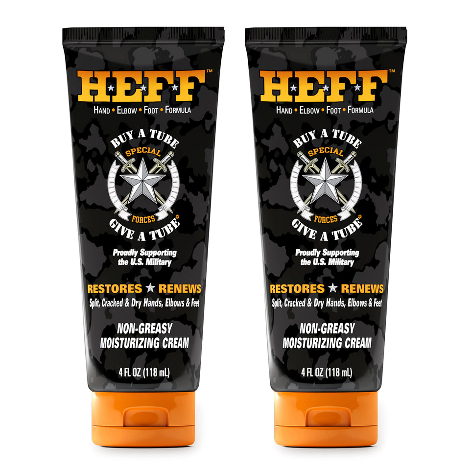 Heff front packaging showing two 4 oz tubes and product benefit