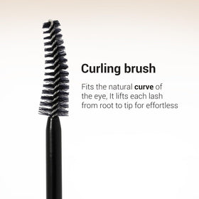 HEIMISH mascara being applied to lashes for even definition