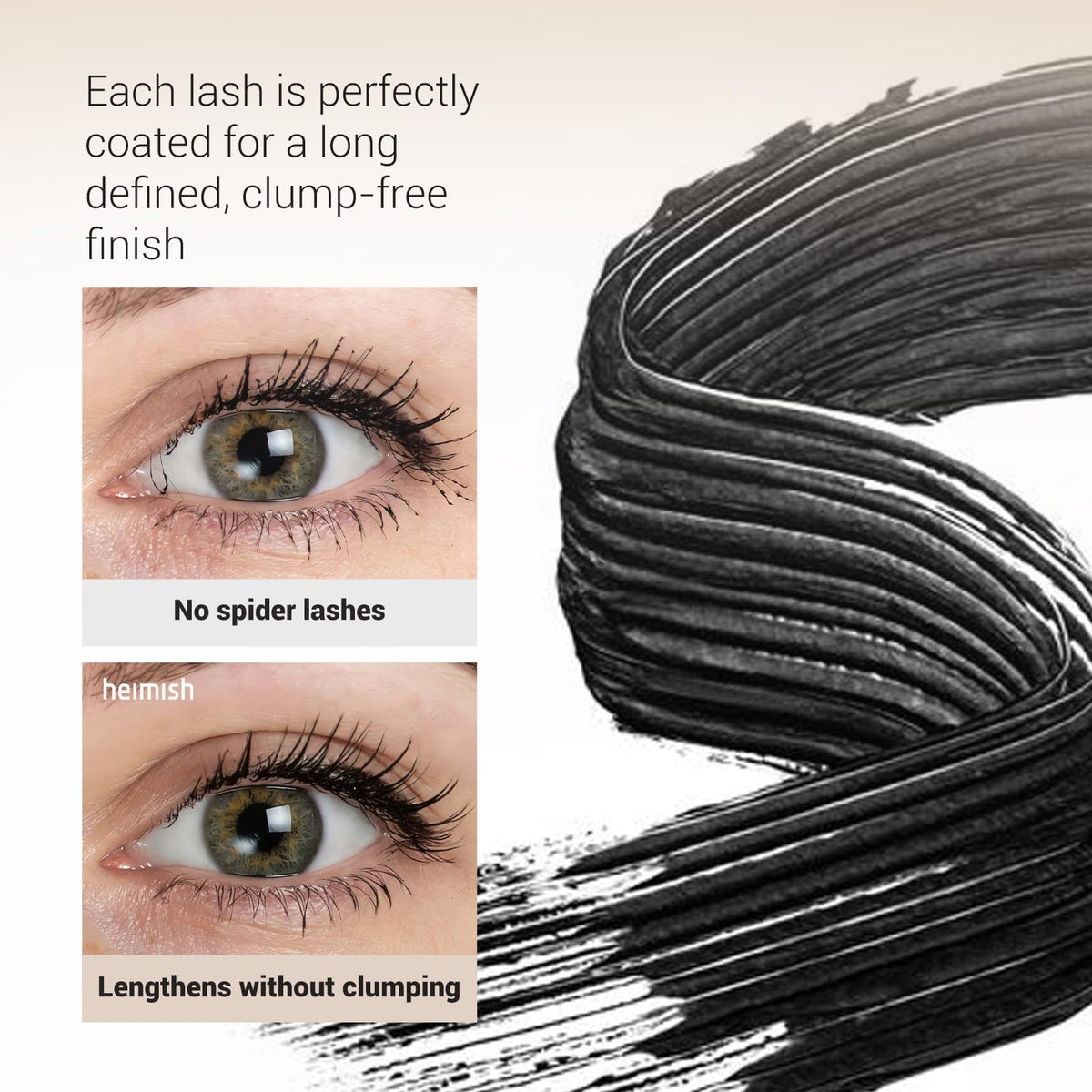 HEIMISH deep-black pigment swirl showing intense color payoff