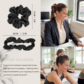 Helamvly scrunchie used in a wedding hairstyle showing polished, event-ready look benefit