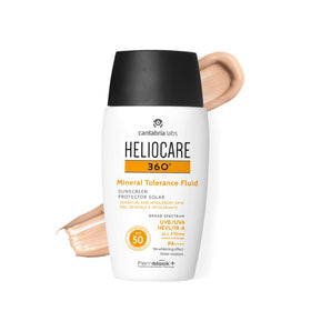 Heliocare front packaging showing SPF 50, clear protection